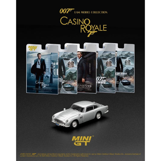 Mini GT - Pre-Order - James Bond - Aston Martin DB5 - Casino Royale - Chinese Blister - MGT00909-007TC