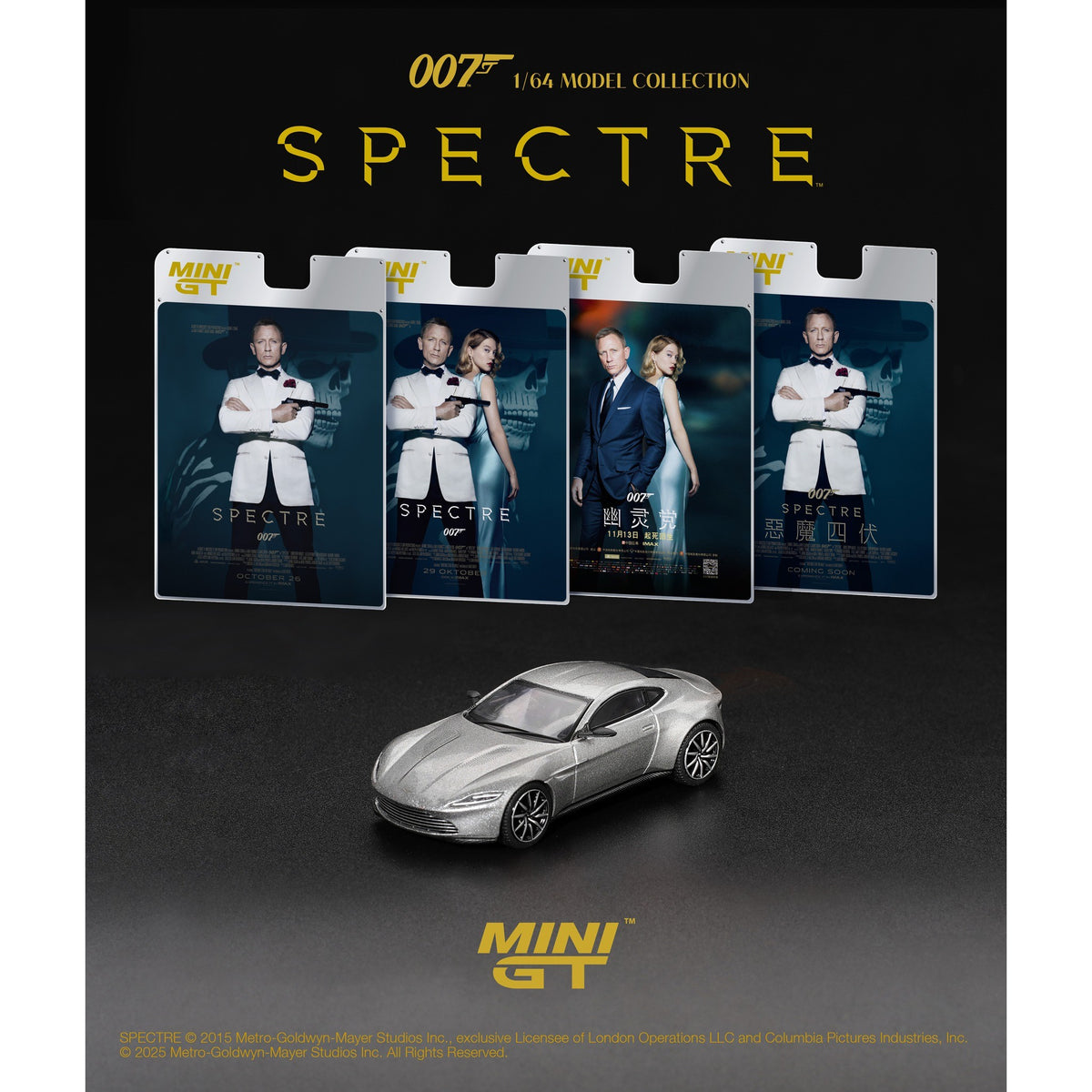 Mini GT - James Bond - Aston Martin DB10 - Spectre - Dutch Blister - MGT00910-007D