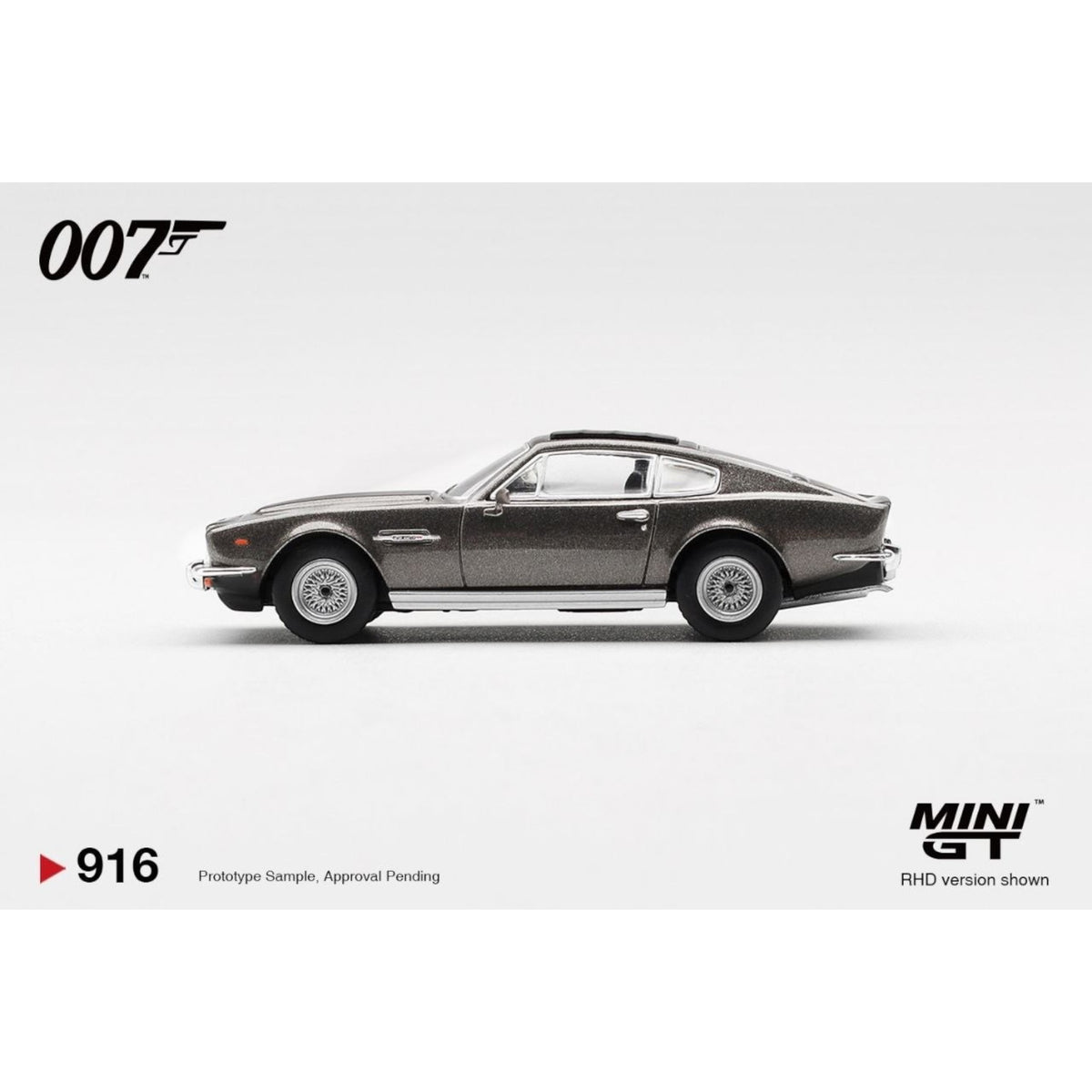 Mini GT - Pre-Order - James Bond -  Aston Martin V8 Vantage - The Living Daylights - Japanese Blister - MGT00916-007J