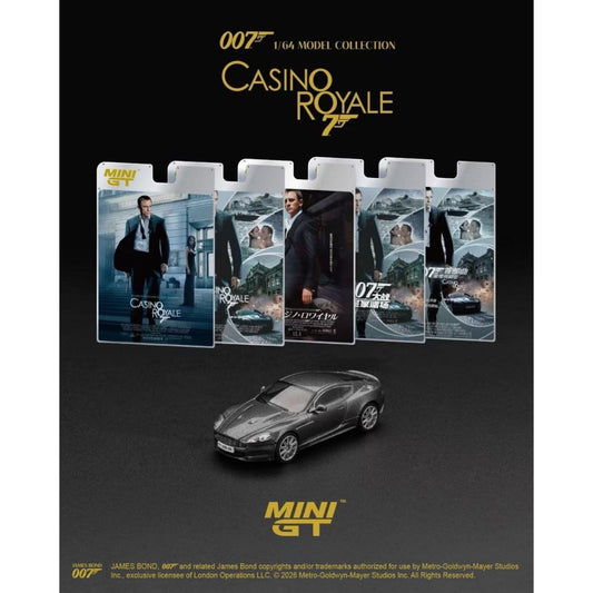 Mini GT - Pre-Order - James Bond - Aston Martin DBS - Casino Royale - Spanish Blister - MGT00917-007S