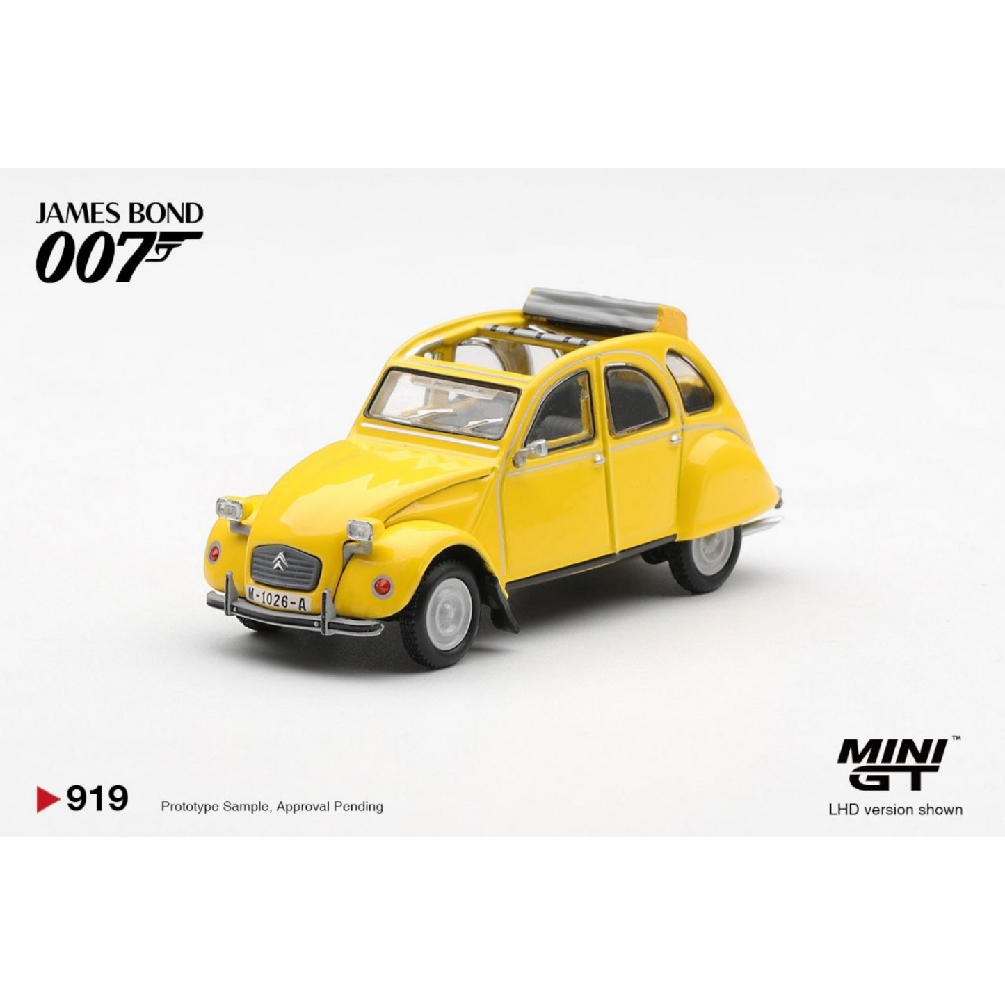 Mini GT - Pre-Order - James Bond - Citroën 2CV “For Your Eyes Only” - MGT00919-007E