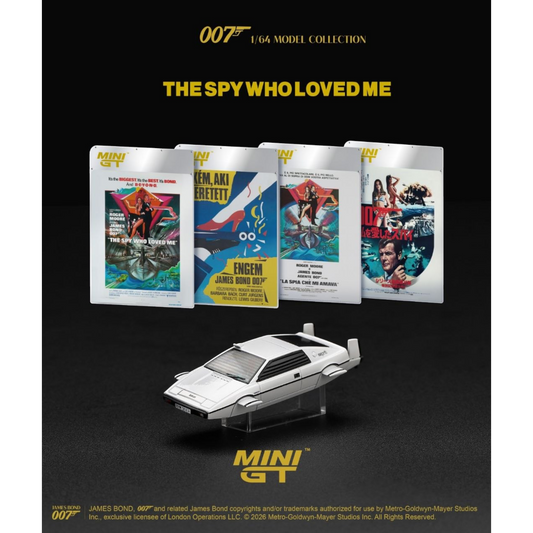 Mini GT - Pre-Order - James Bond - Lotus Esprit S1 “The Spy Who Loved Me” Submarine - MGT00920-007I