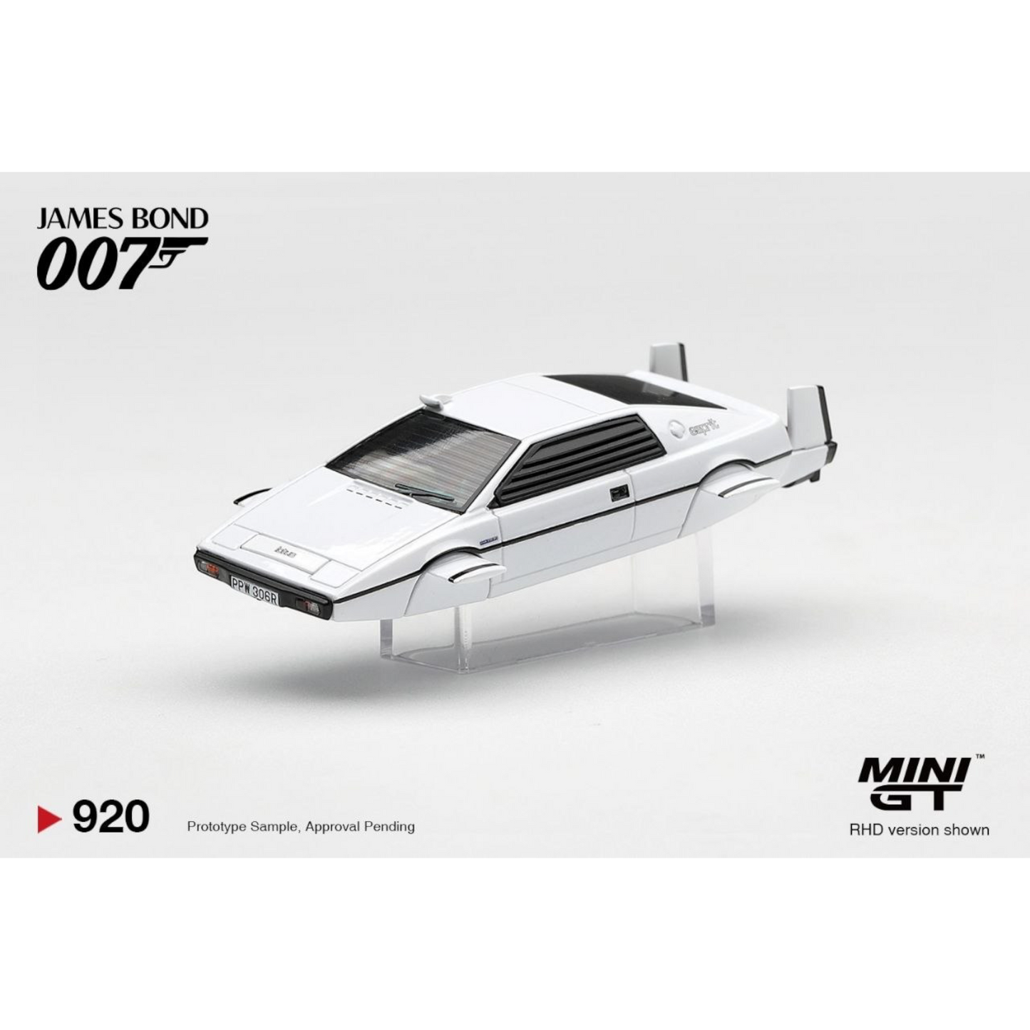 Mini GT - Pre-Order - James Bond - Lotus Esprit S1 “The Spy Who Loved Me” Submarine - MGT00920-007I