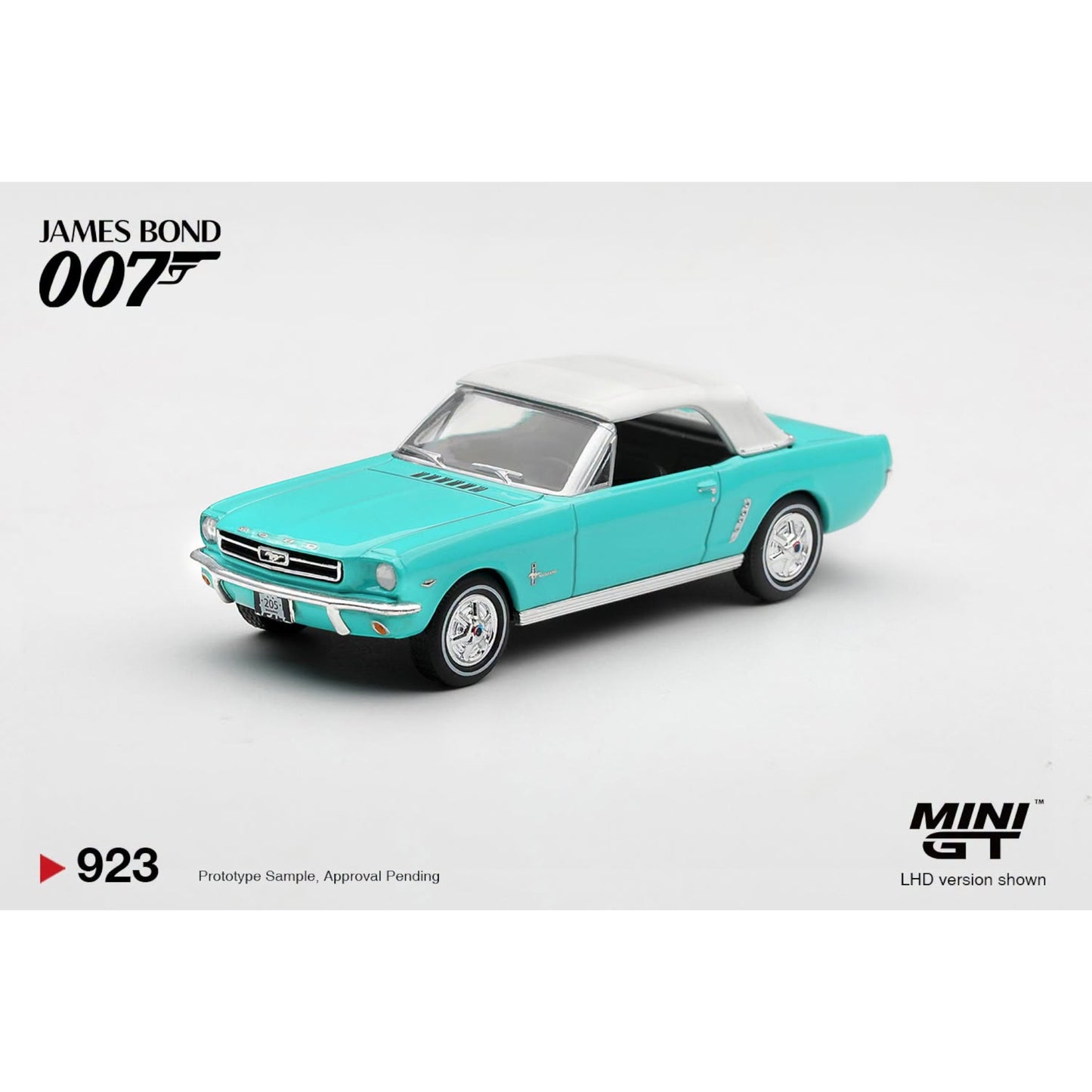 Mini GT - Pre-Order - James Bond - Ford Mustang Convertible 1965 “Thunderball” - MGT00923-007E