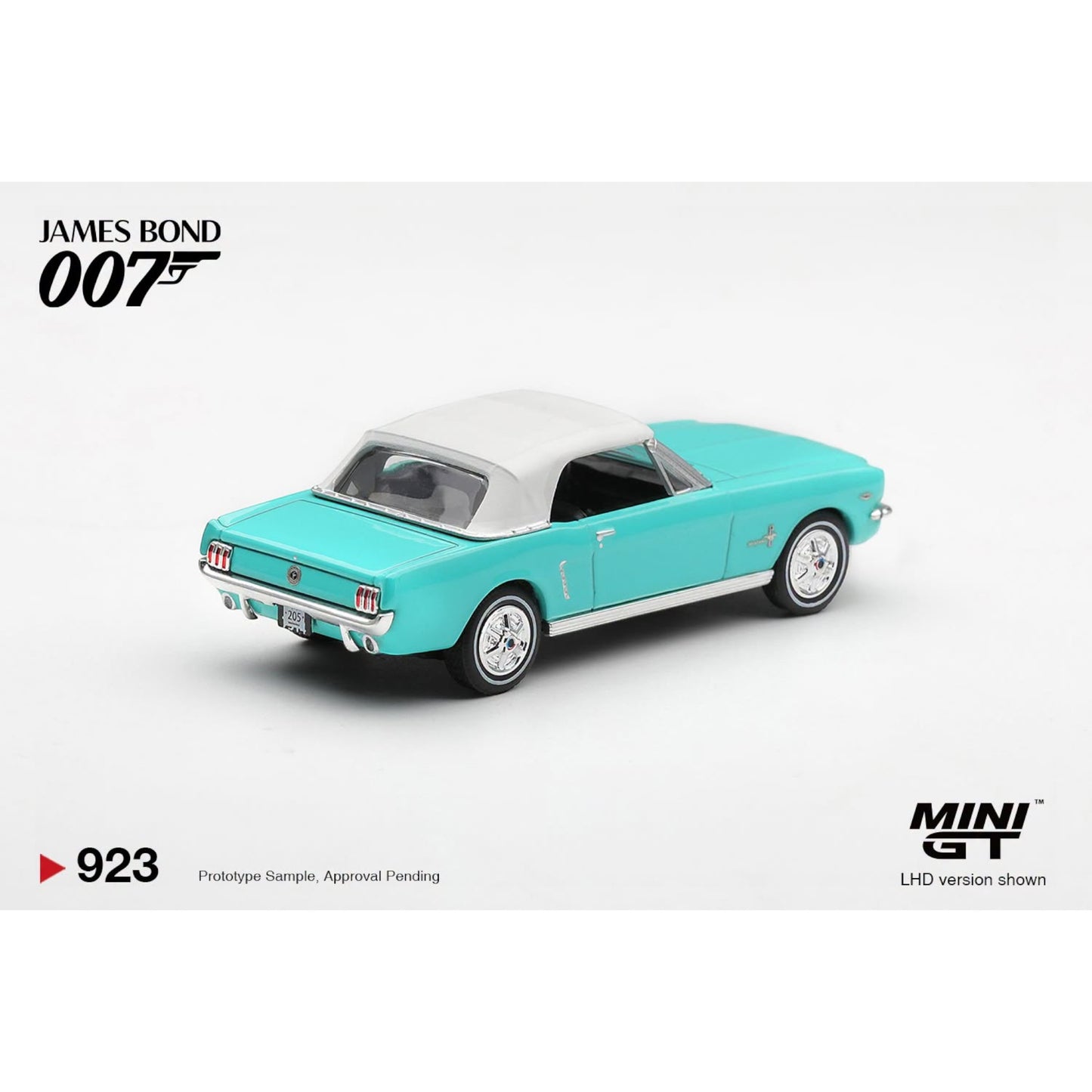 Mini GT - Pre-Order - James Bond - Ford Mustang Convertible 1965 “Thunderball” - MGT00923-007E