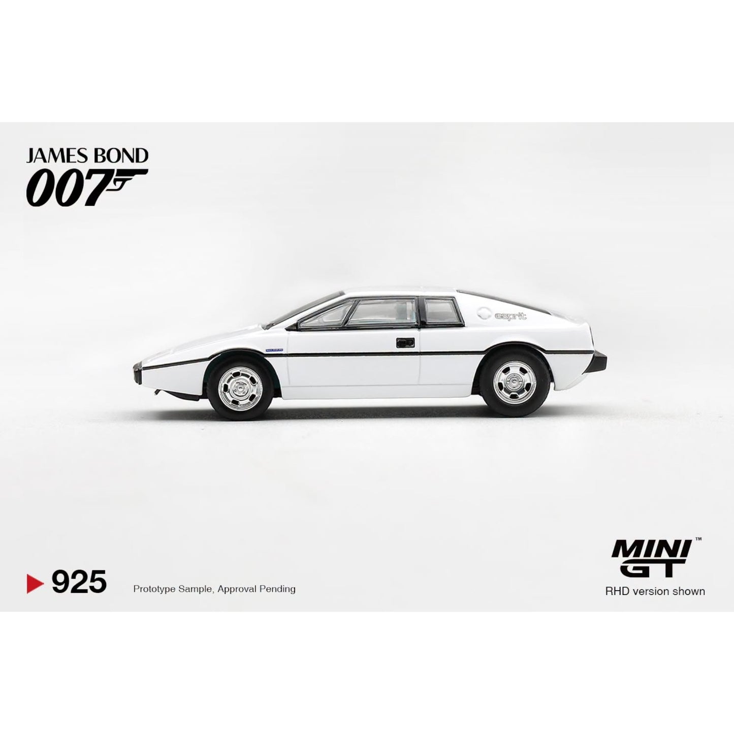 Mini GT - Pre-Order - James Bond - Lotus Esprit S1 "The Spy who loved Me" - MGT00925-007H