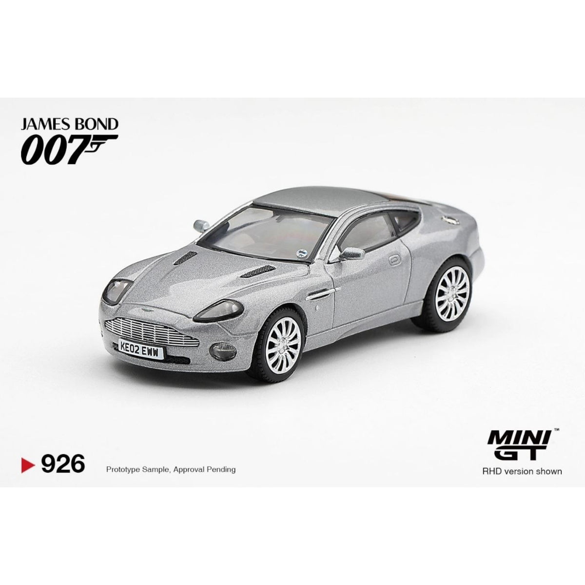 Mini GT - Pre-Order - James Bond - Aston Martin V12 Vanquish "Die Another Day" - MGT00926-007G