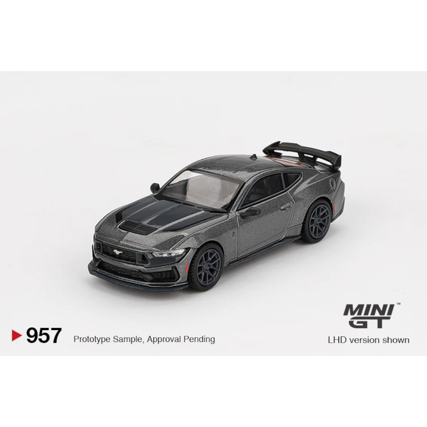 Mini GT - Pre-Order - Ford Mustang Dark Horse 2024 Carbonized Gray - MGT00957 (LHD)