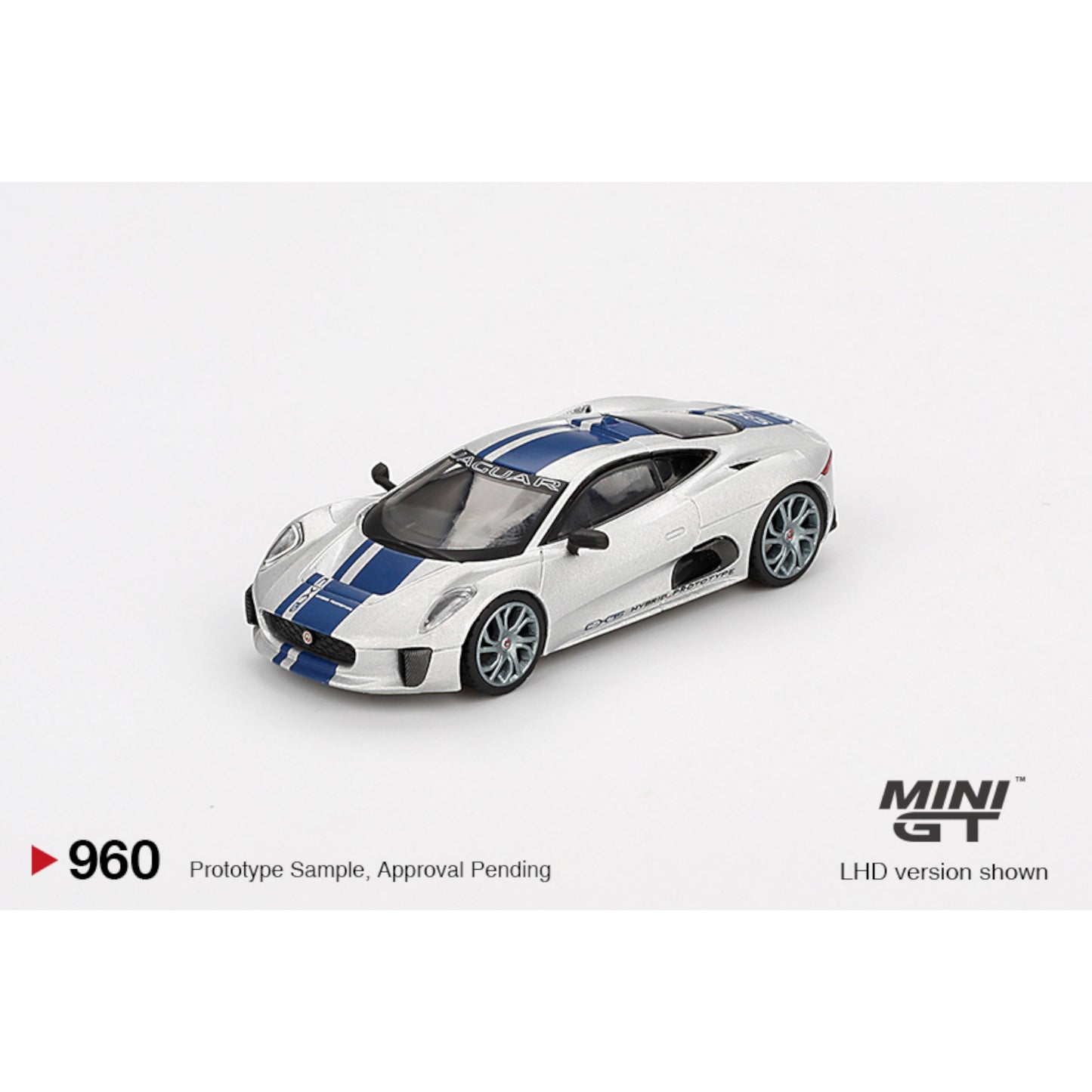 Mini GT - Jaguar C-X75 Silver - MGT00960 (LHD)
