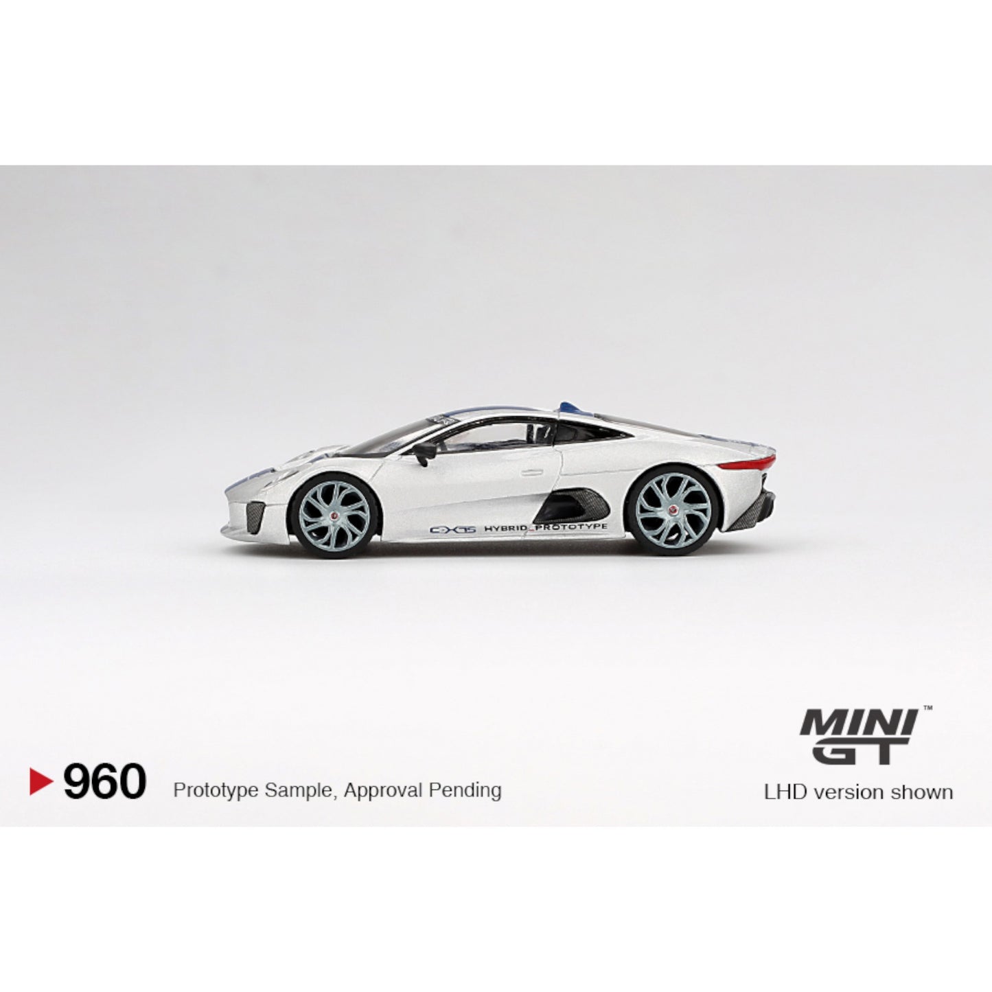 Mini GT - Jaguar C-X75 Silver - MGT00960 (LHD)