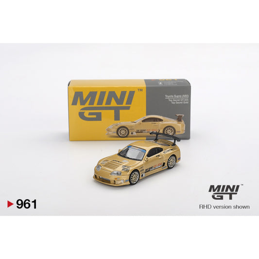 Mini GT - Toyota Supra (A80) Top Secret GT-300 Top Secret Gold - MGT00961 (RHD)