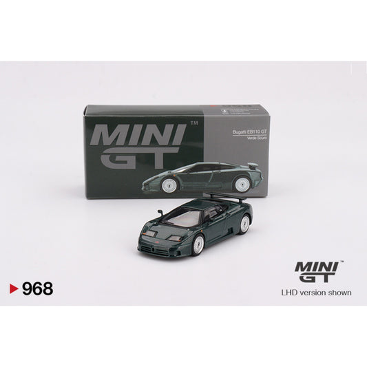 Mini GT - Bugatti EB110 GT Verde Scuro - MGT00968 (LHD)