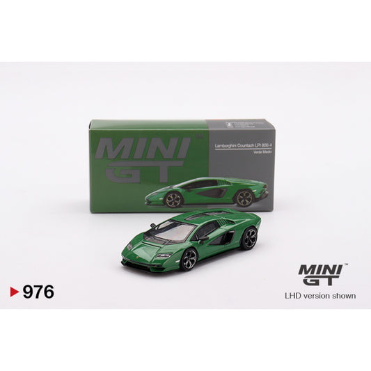 Mini GT - Lamborghini Countach LPI 800-4 Verde Medio - MGT00976 (LHD)