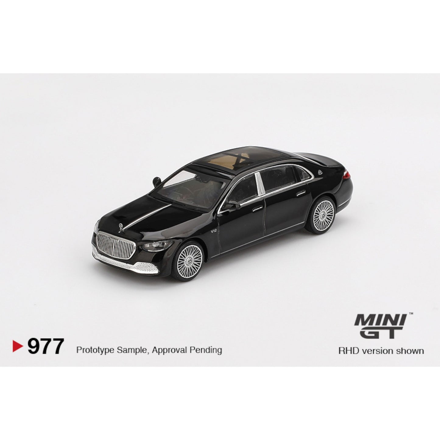 Mini GT - Pre-Order - Mercedes-Maybach S 680 Black - MGT00977 (LHD)