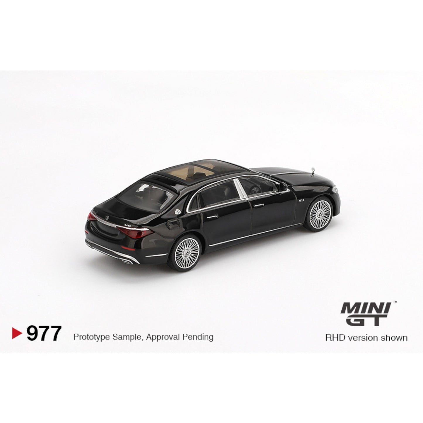 Mini GT - Pre-Order - Mercedes-Maybach S 680 Black - MGT00977 (LHD)