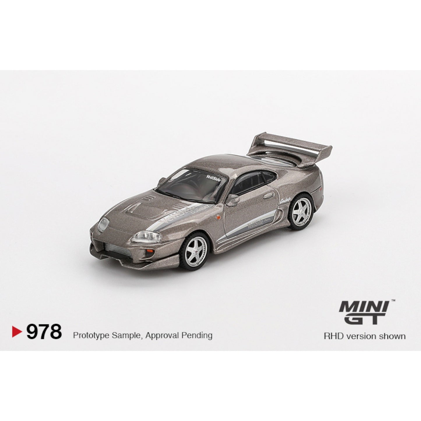 Mini GT - Pre-Order - Toyota Supra VeilSide Combat V-II Combat Grey - MGT00978 (LHD)