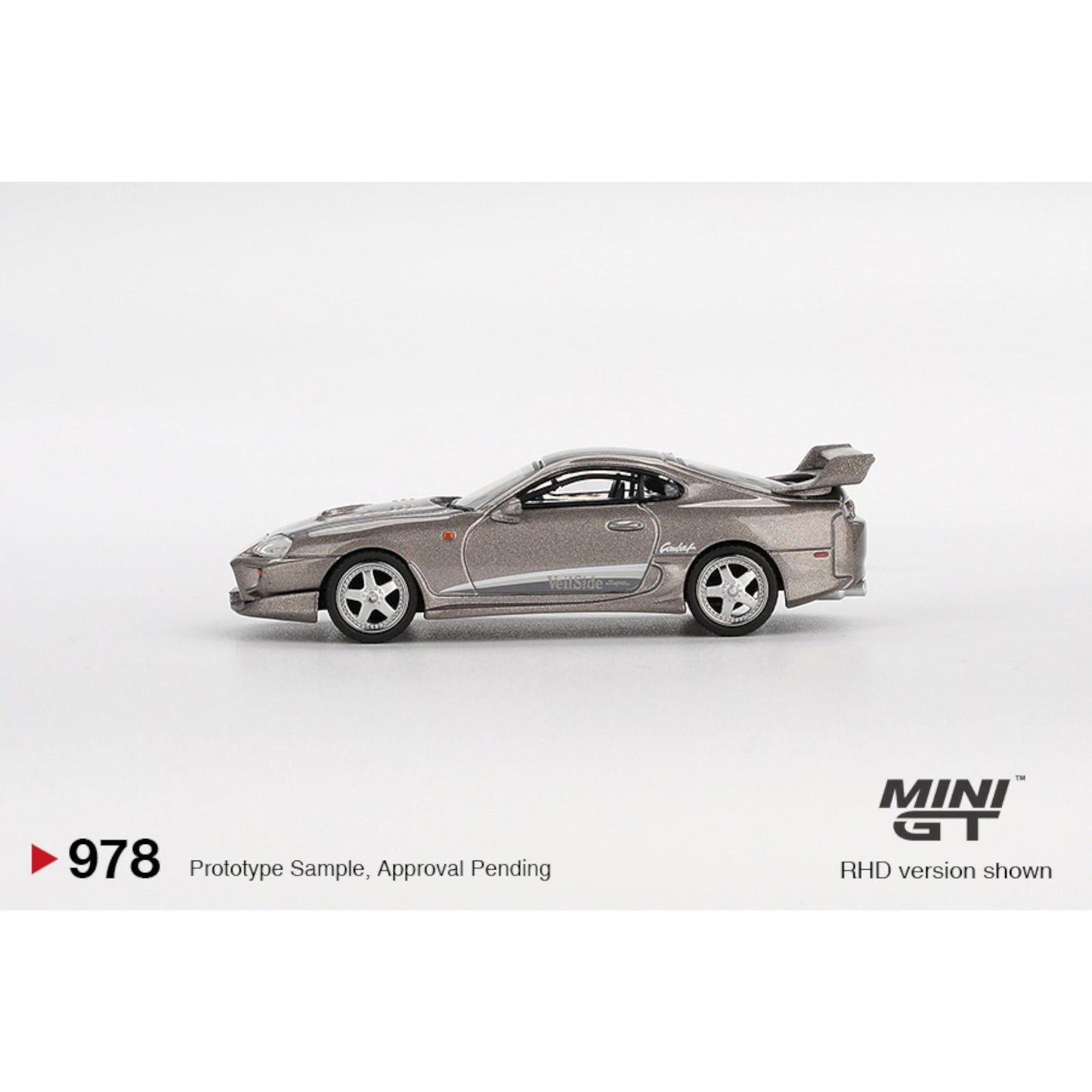 Mini GT - Pre-Order - Toyota Supra VeilSide Combat V-II Combat Grey - MGT00978 (LHD)