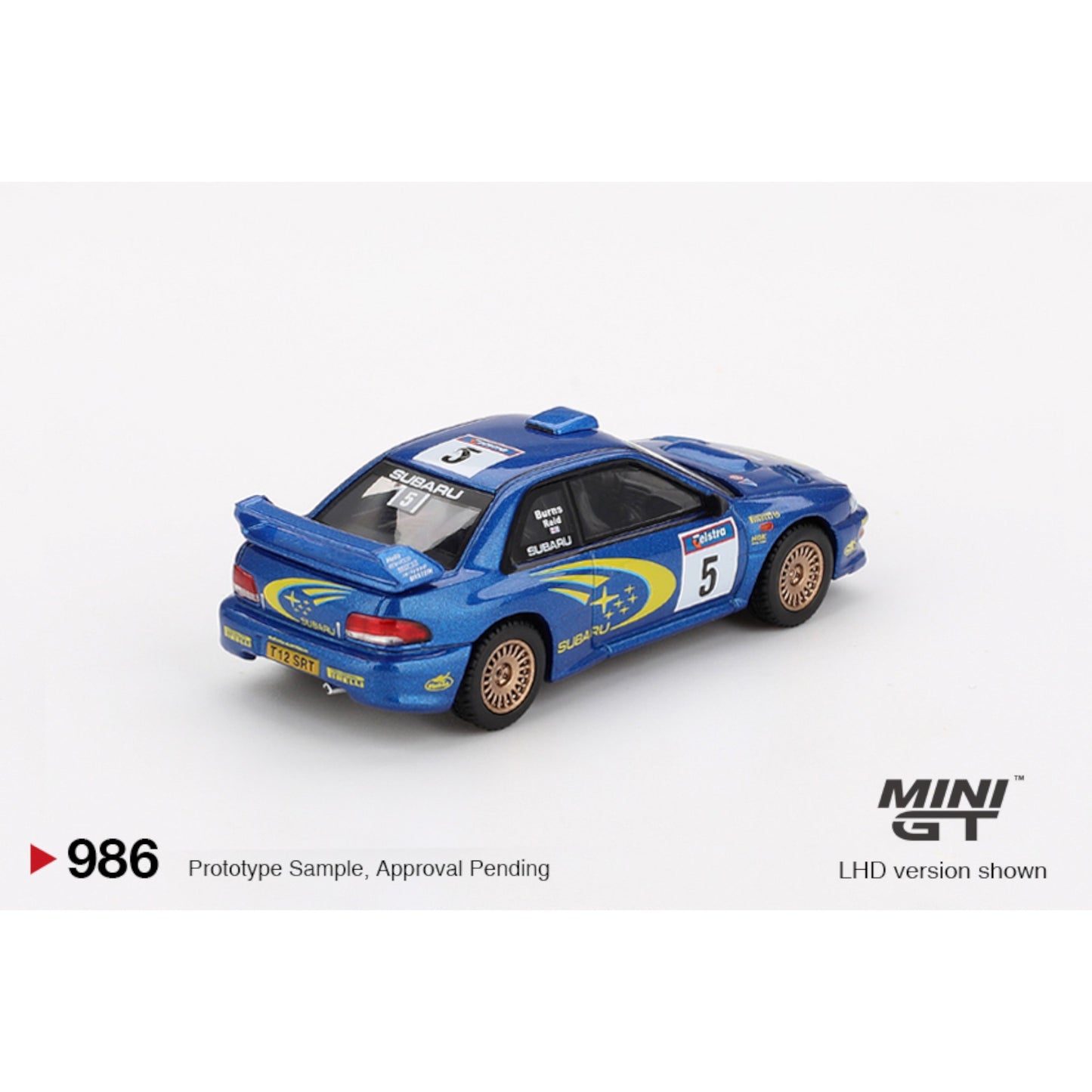 Mini GT - Pre-Order - Subaru Impreza WRC99 1999 Rally Australia Winner #5 Australia Exclusive - MGT00986 (LHD)