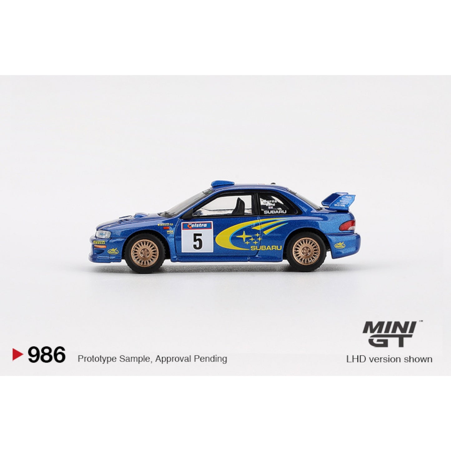 Mini GT - Pre-Order - Subaru Impreza WRC99 1999 Rally Australia Winner #5 Australia Exclusive - MGT00986 (LHD)