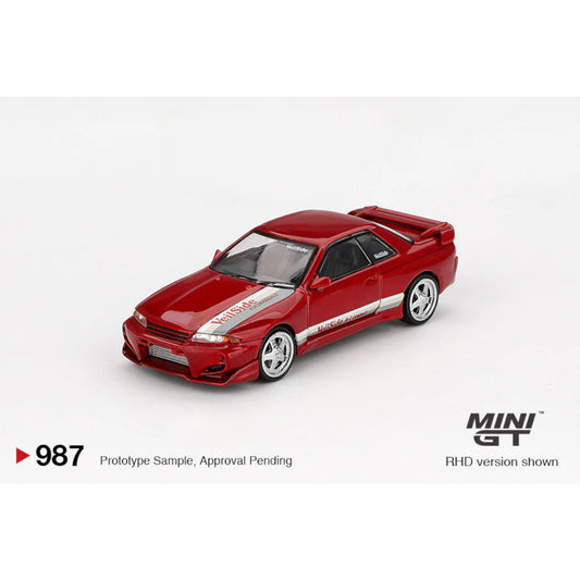 Mini GT - Pre-Order - Nissan Skyline GT-R (R32) VeilSide Combat C-I Gem Red - MGT00987 (RHD)