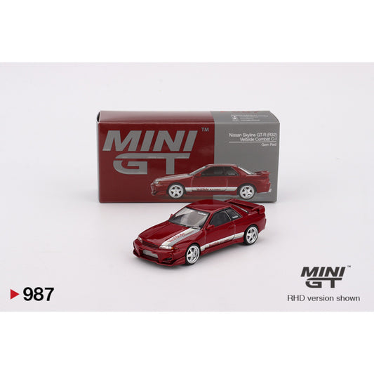 Mini GT - Nissan Skyline GT-R (R32) VeilSide Combat C-I Gem Red - MGT00987 (RHD)