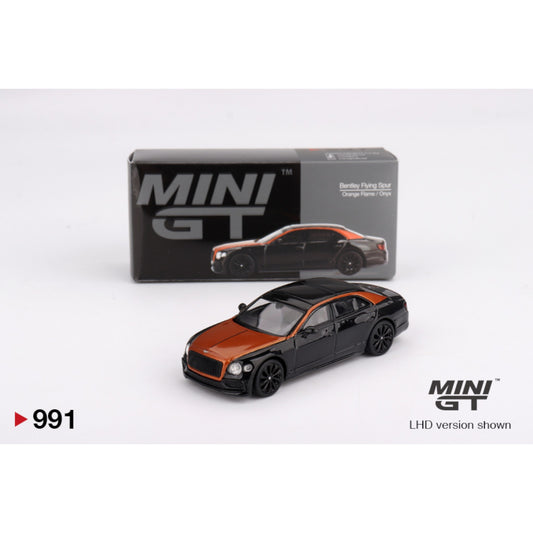 Mini GT - Bentley Flying Spur Orange Flame / Onyx - MGT00991 (LHD)