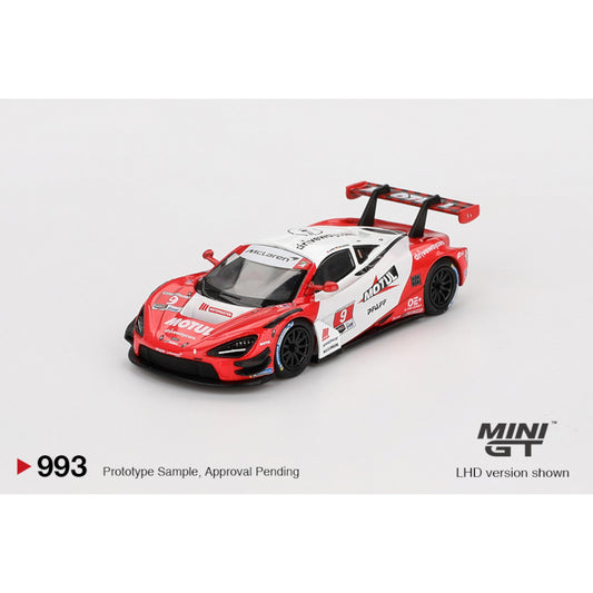Mini GT - Pre-Order - McLaren 720S GT3 Evo Pfaff Motorsports 2024 IMSA Laguna Seca - MGT00993 (LHD)