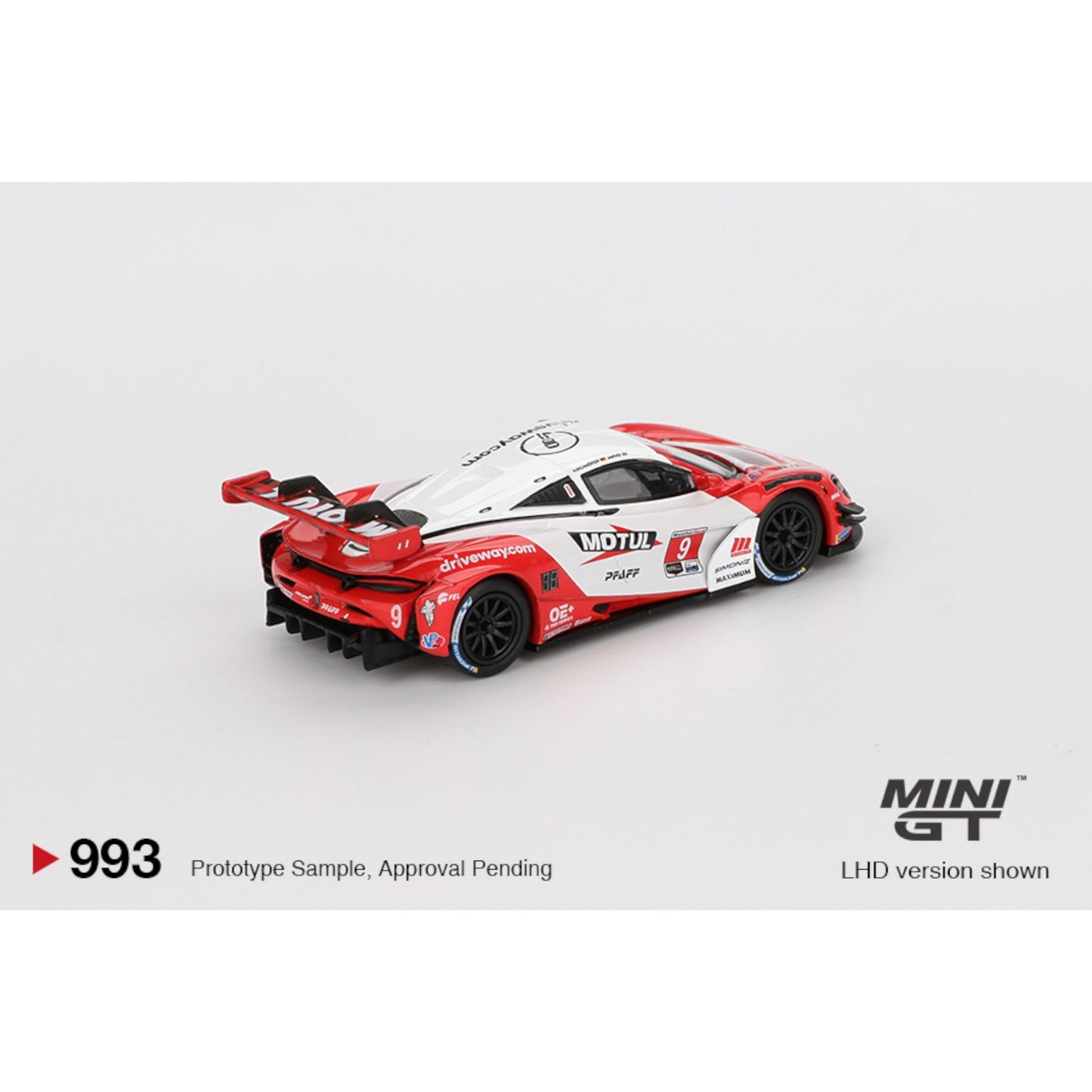 Mini GT - Pre-Order - McLaren 720S GT3 Evo Pfaff Motorsports 2024 IMSA Laguna Seca - MGT00993 (LHD)