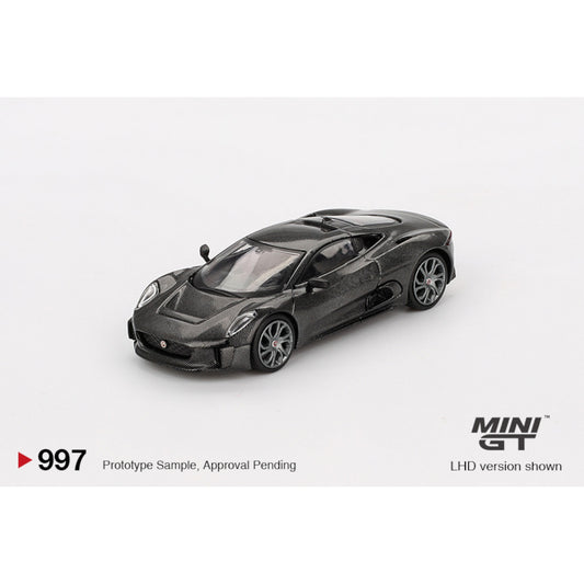 Mini GT - Pre-Order - Jaguar C-X75 Test Car, carbon - MGT00997 (LHD)