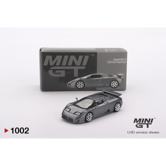 Mini GT - Bugatti EB110 Super Sport Grigio Scuro - MGT01002 (LHD)