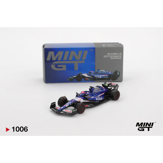 Mini GT - RB VCARB 01 #3 Daniel Ricciardo 2024 F1 2024 Bahrain GP  - MGT01006
