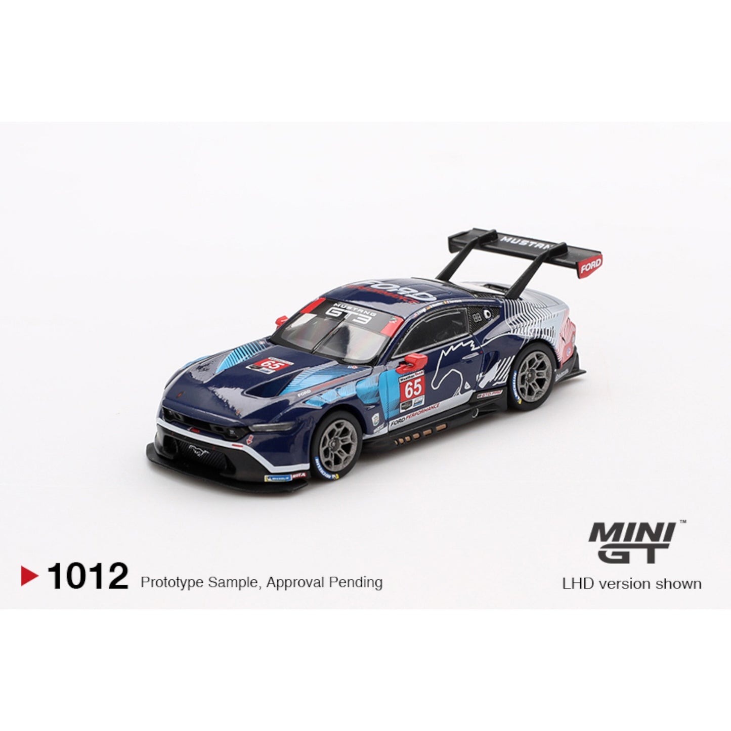 Mini GT - Pre-Order - Ford Mustang GT3 #65 Ford Multimatic Motorsports 2024 IMSA Daytona 24 Hrs - MGT01012 (LHD)