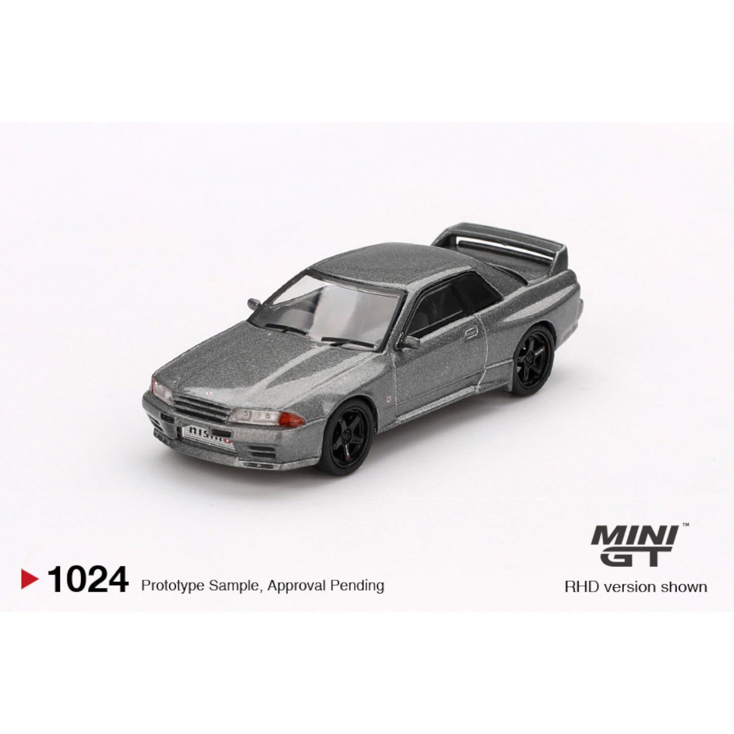 Mini GT - Pre-Order - Nissan Skyline GT-R  (NISMO BNR32 CRS Version) Dark Metal Gray - MGT01024 (RHD)