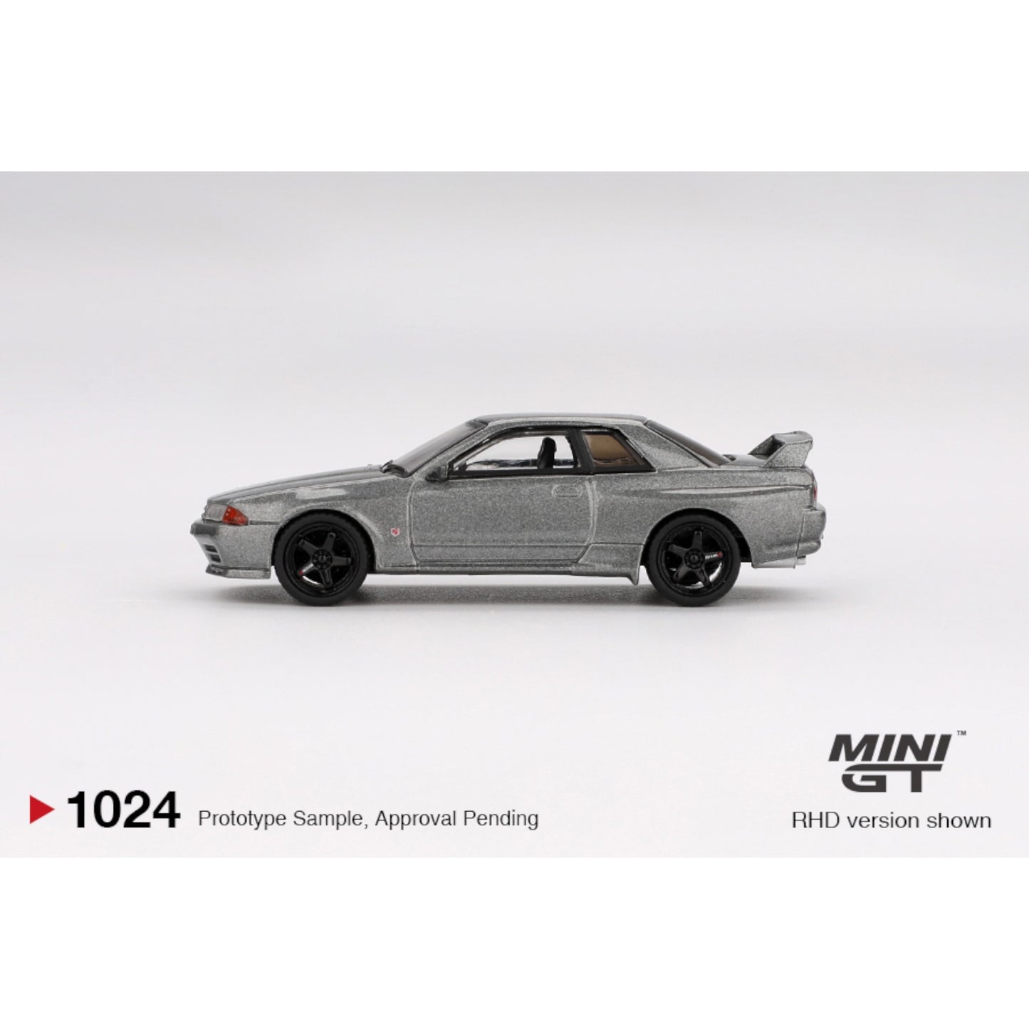 Mini GT - Pre-Order - Nissan Skyline GT-R  (NISMO BNR32 CRS Version) Dark Metal Gray - MGT01024 (RHD)