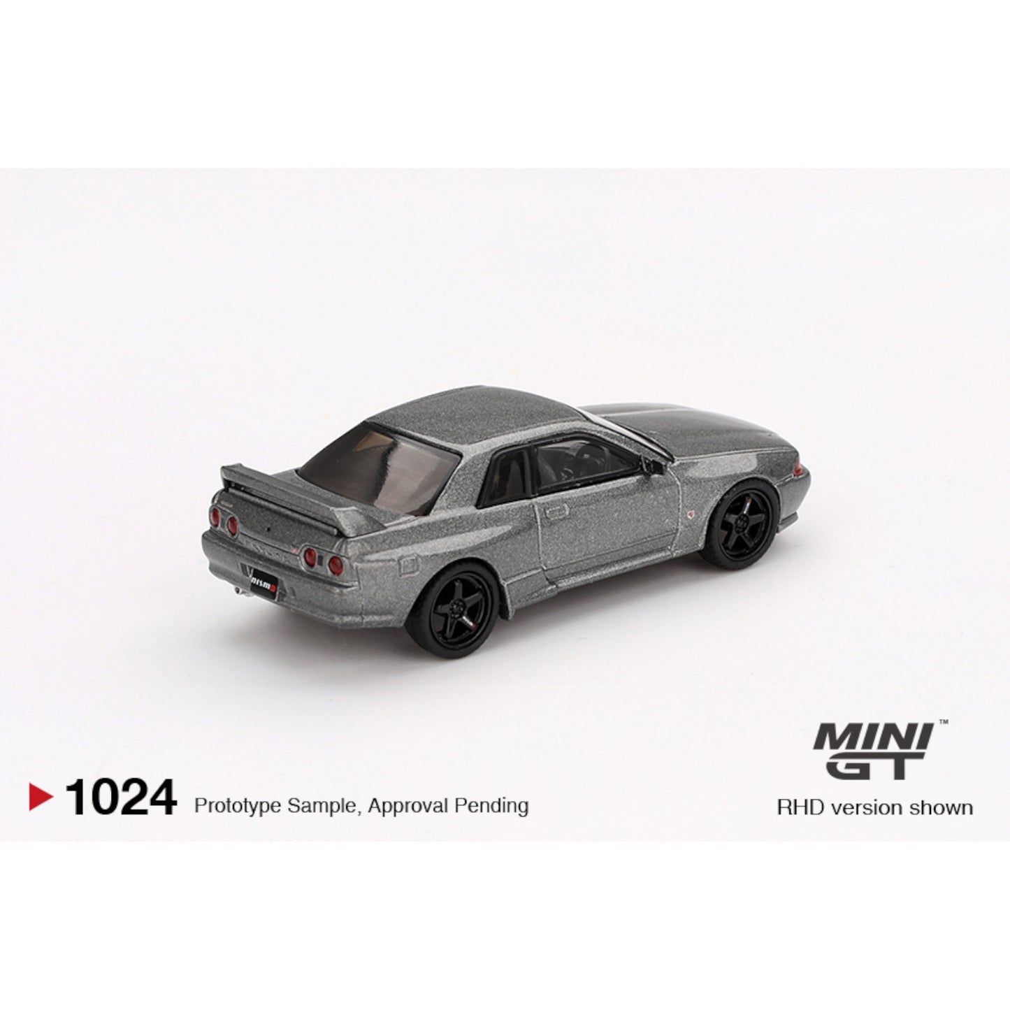 Mini GT - Pre-Order - Nissan Skyline GT-R  (NISMO BNR32 CRS Version) Dark Metal Gray - MGT01024 (RHD)