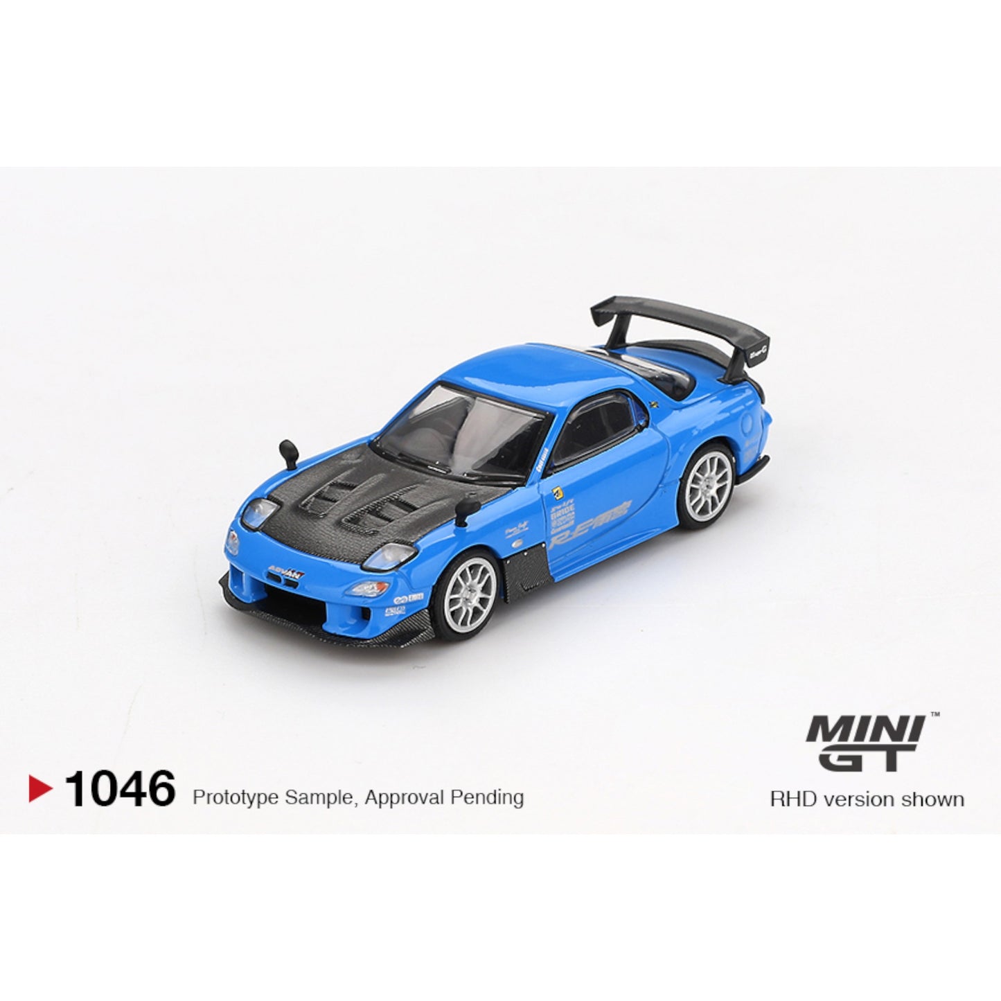 Mini GT - Mazda RX-7 RE-Amemiya 20B NA 3ROTOR-7 “Ama-san Go” - MGT01046 (RHD)