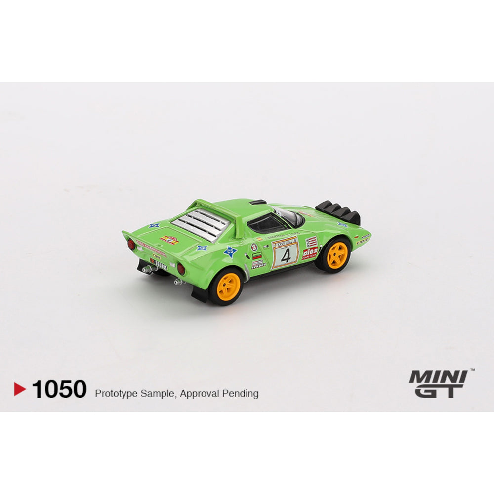 Mini GT - Pre-Order - Lancia Stratos HF #4 1979 Spanish Rally Champion - MGT01050 (LHD)
