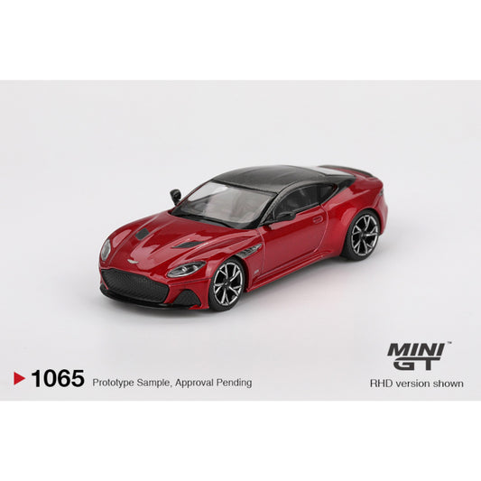 Mini GT - Pre-Order - Aston Martin DBS Hyper Red - MGT01065 (LHD)