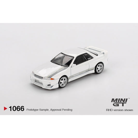 Mini GT - Pre-Order - Nissan Skyline GT-R (R32) VeilSide Combat C-I White - MGT01066 (RHD)