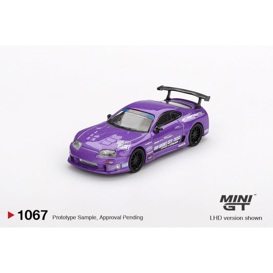 Mini GT - Pre-Order - Toyota Supra (A80) Top Secret GT-300 Top Secret Purple - MGT01067 (LHD)