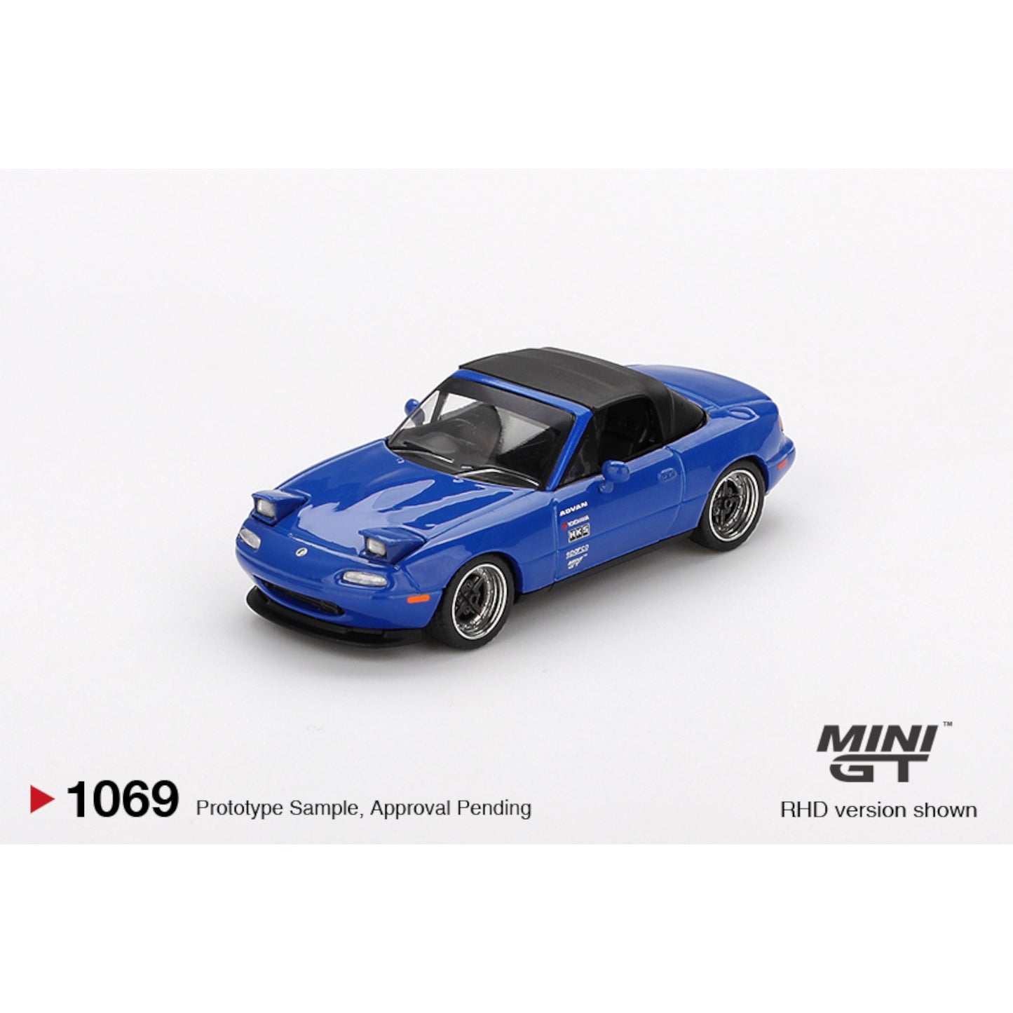 Mini GT - Pre-Order - Mazda Miata MX-5 (NA) Tuned Version Dark Blue  - MGT01069 (LHD)