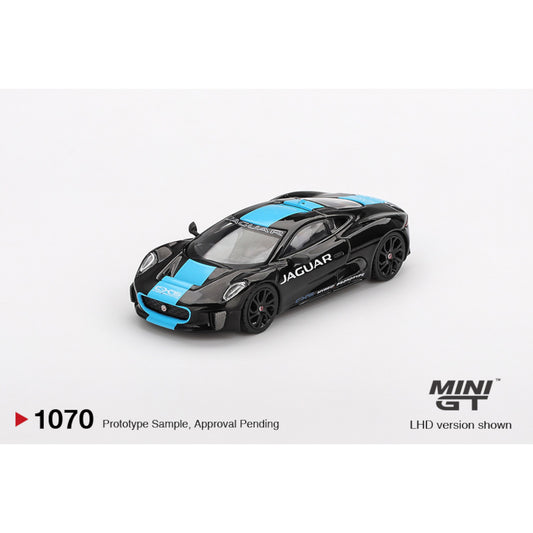 Mini GT - Pre-Order - Jaguar C-X75 Black - MGT01070 (LHD)