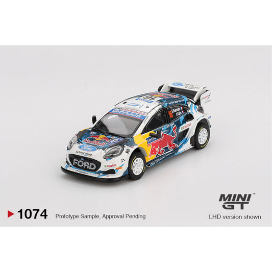 Mini GT - Pre-Order - FORD PUMA RALLY 1 #16 M SPORT FORD WRT RALLY FINLAND 3RD  PLACE 2004 - MGT01074 (LHD)