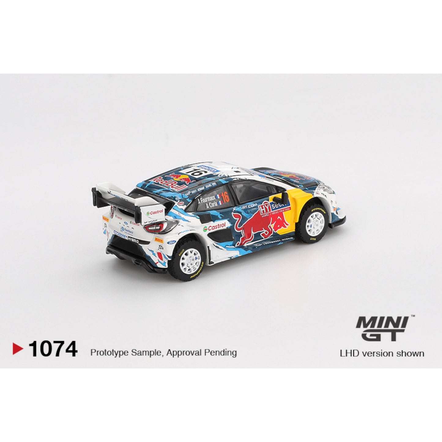 Mini GT - Pre-Order - FORD PUMA RALLY 1 #16 M SPORT FORD WRT RALLY FINLAND 3RD  PLACE 2004 - MGT01074 (LHD)