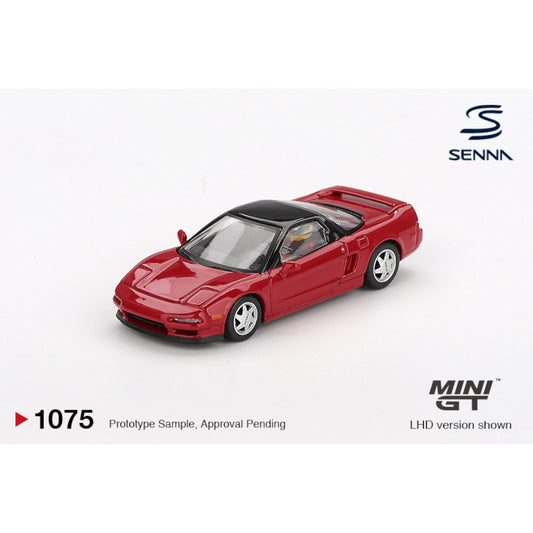 Mini GT - Pre-Order - HONDA NSX PROTOTYPE  MIDSHIP SPORTS AYRTON SENNA W/ FIGURE 1989 - MGT01075 (LHD)