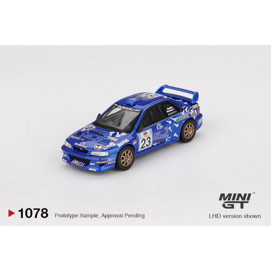 Mini GT - Pre-Order - Subaru Impreza WRC99 #23   2000 Acropolis Rally - MGT01078 (LHD)