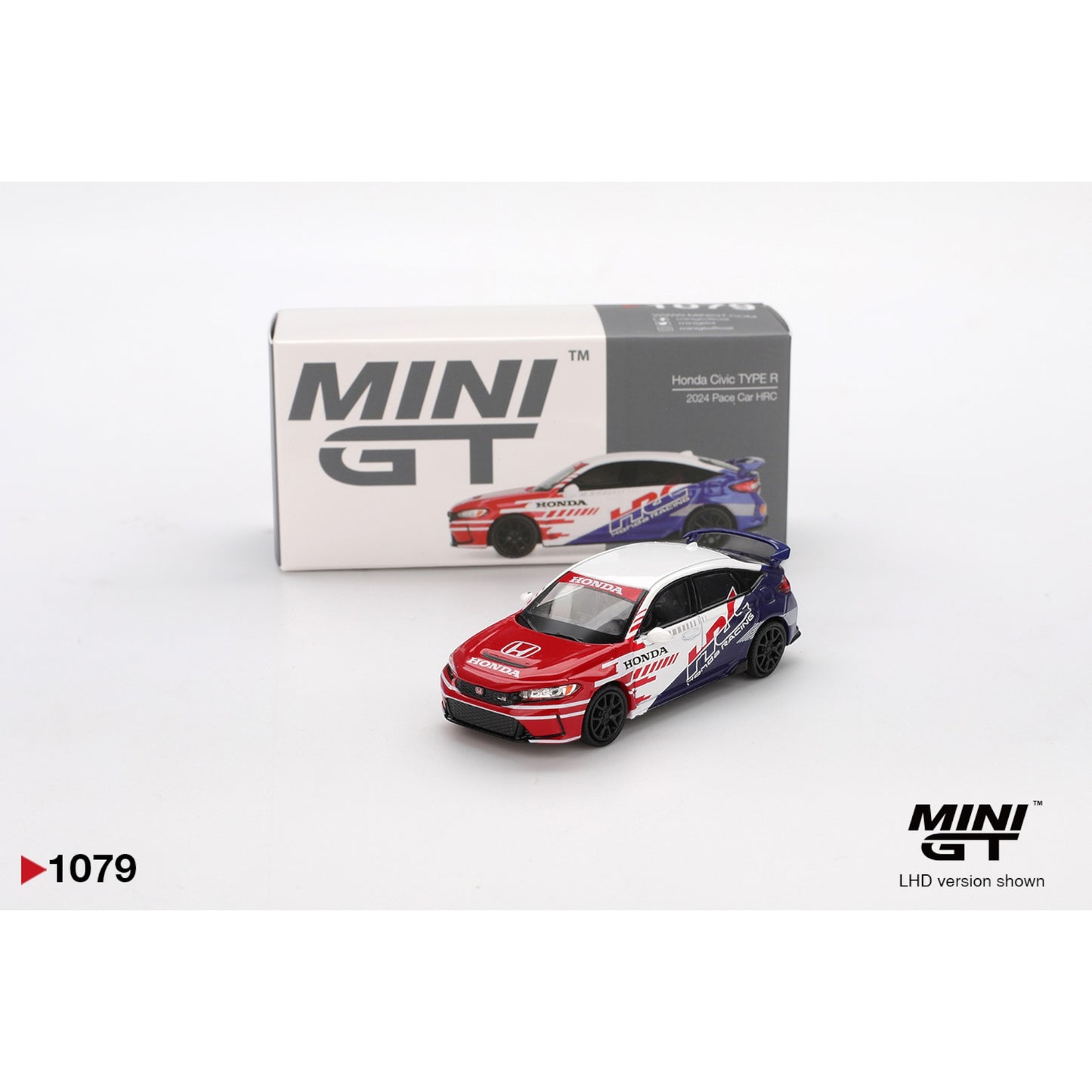 Mini GT - Honda Civic TYPE R 2024 Pace Car HRC - MGT01079 (LHD)
