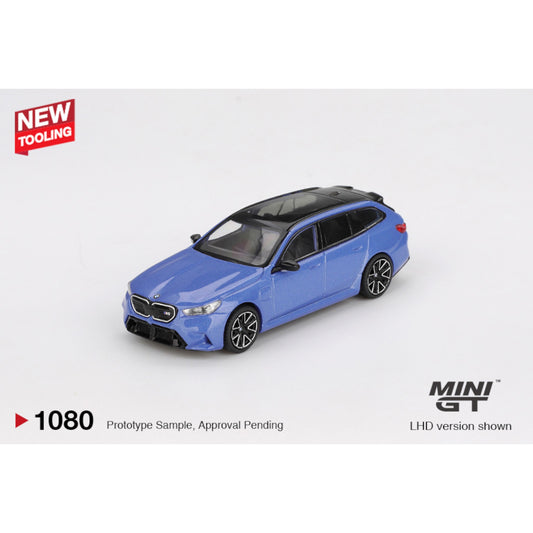 Mini GT - Pre-Order - BMW M5 Touring (G99) Marina Bay Blue Metallic - MGT01080 (LHD)