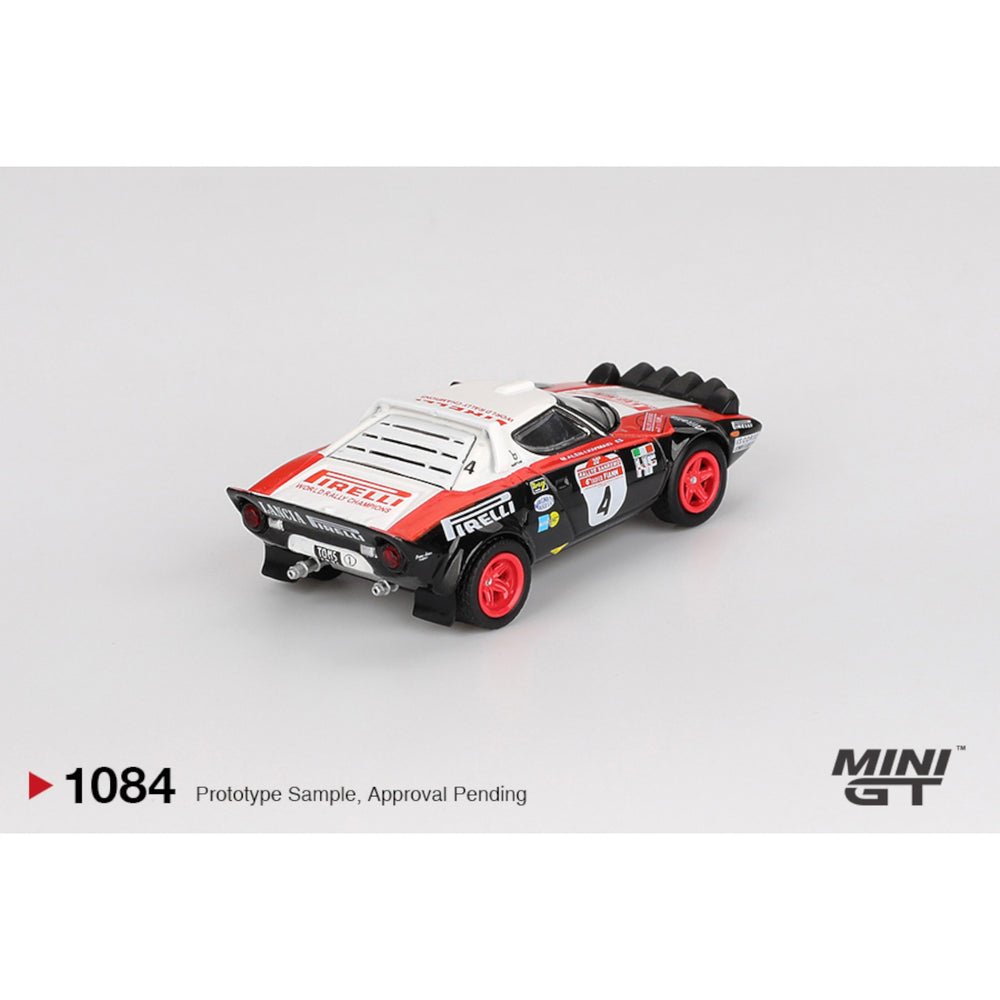 Mini GT - Pre-Order - Lancia Stratos HF #4 1978 Rally Sanremo Winner - MGT01084 (LHD)