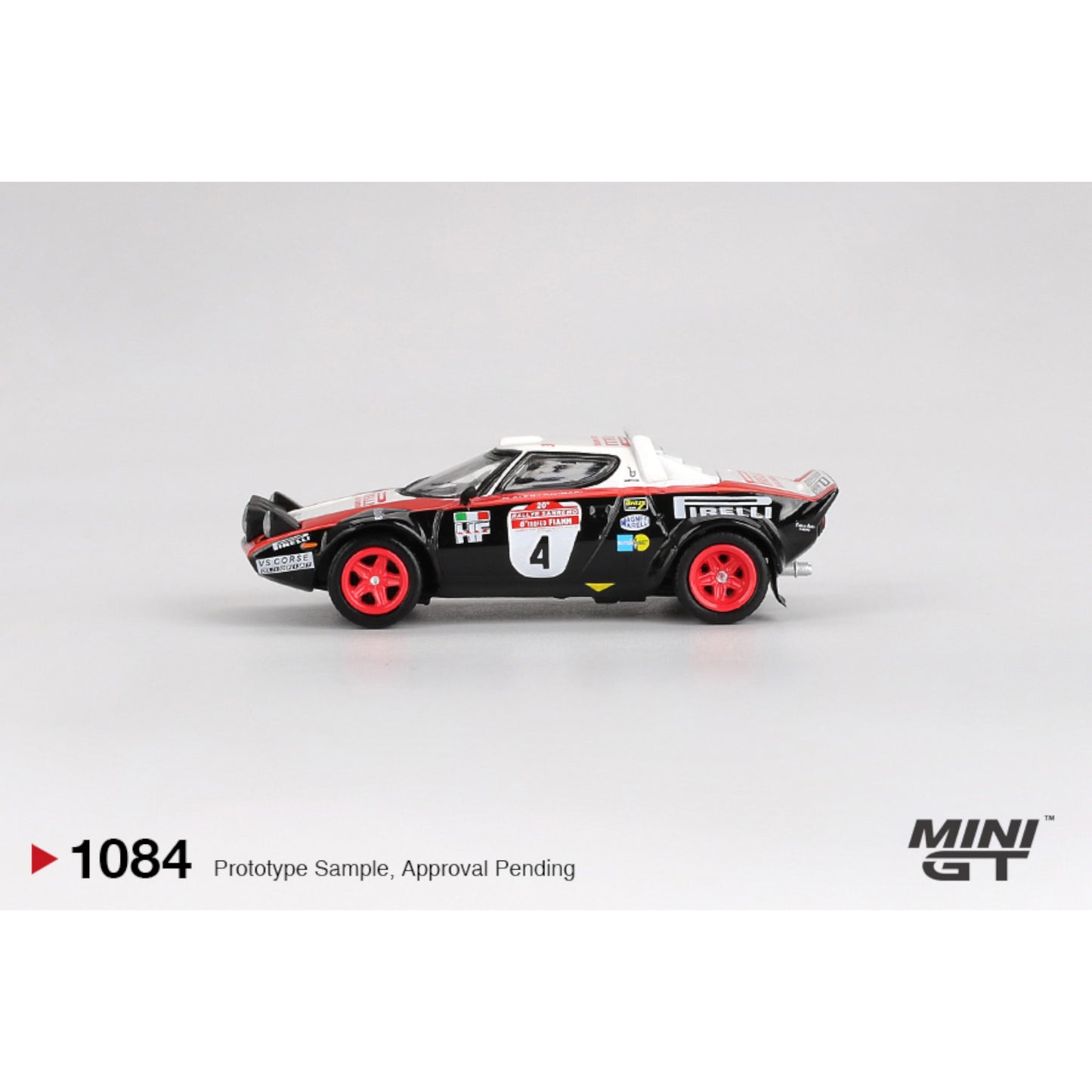 Mini GT - Pre-Order - Lancia Stratos HF #4 1978 Rally Sanremo Winner - MGT01084 (LHD)